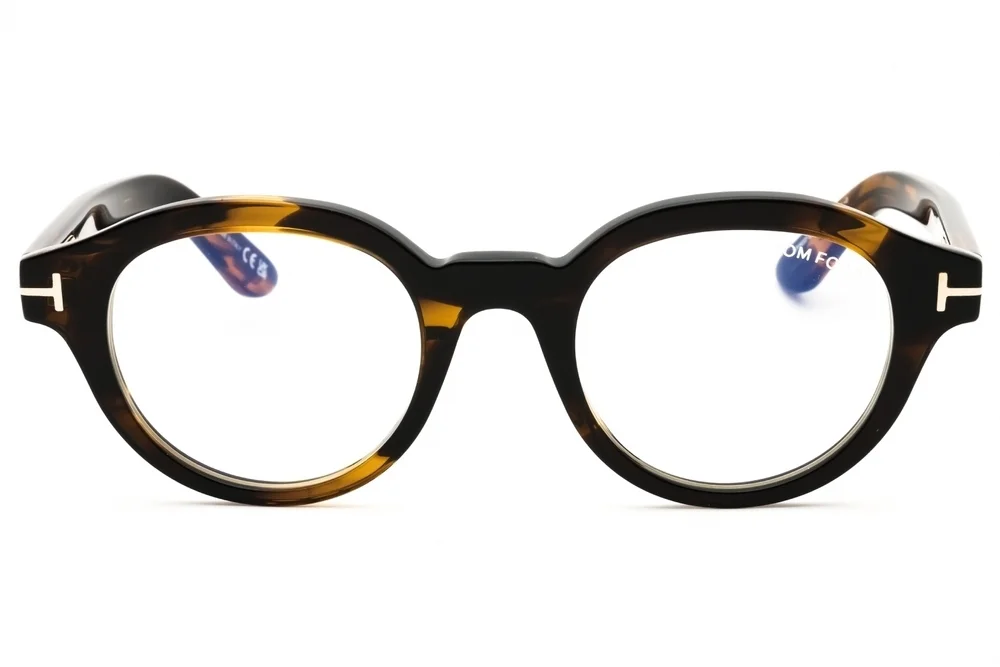 NWT Tom Ford FT6037-B-055 Red Round 49mm Glasses